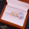 Rose gold women's ring #61278