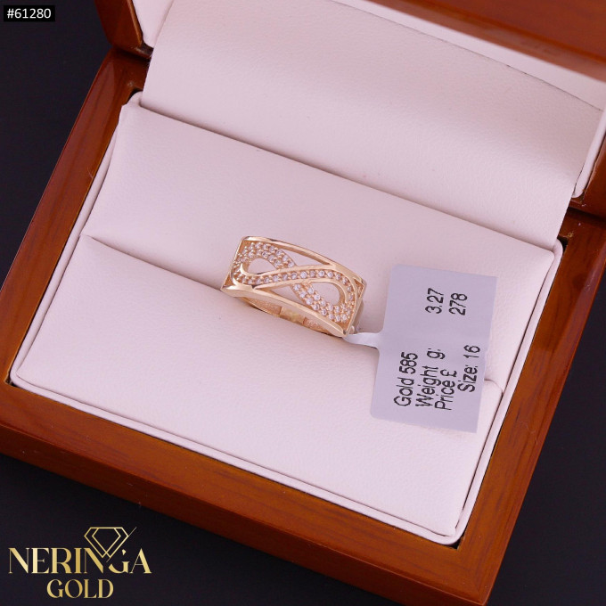 Rose gold women's ring #61280 Rose gold women's ring #61280