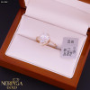 Rose gold women's ring #61288