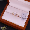 Rose gold women's ring #61289