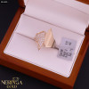 Rose gold women's ring #61305