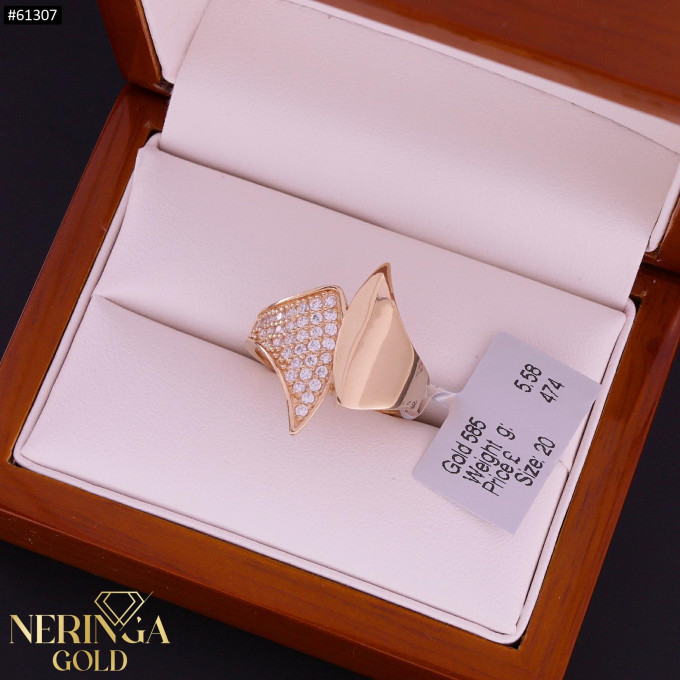 Rose gold women's ring #61307 Rose gold women's ring #61307