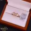 Rose gold women's ring #61310