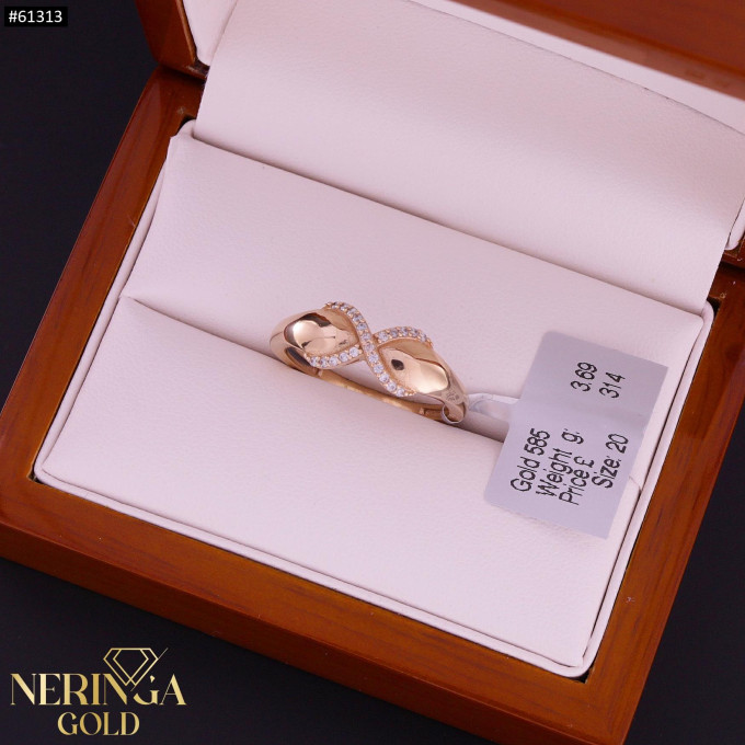Rose gold women's ring #61313 Rose gold women's ring #61313