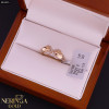 Rose gold women's ring #61315
