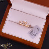 Rose gold women's ring #61322