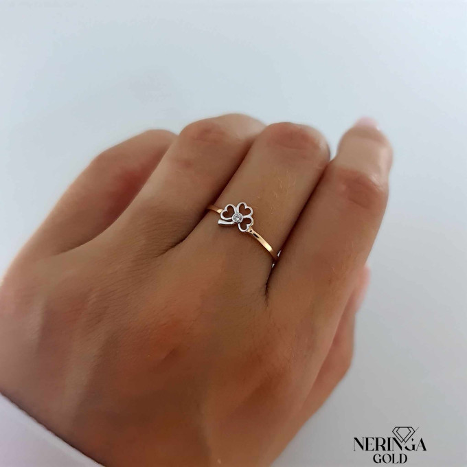 Rose gold women's ring #60819 Rose gold women's ring #60819