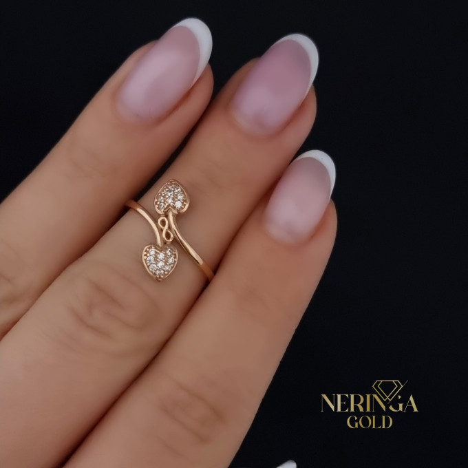 Rose gold women's ring #61010 Rose gold women's ring #61010