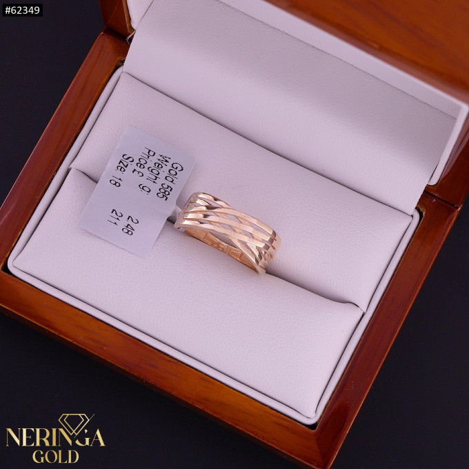 Rose gold women's ring #62349 Rose gold women's ring #62349