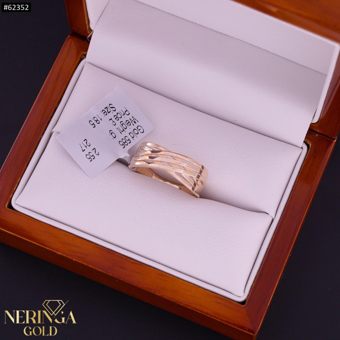 Rose gold women's ring #62352 Rose gold women's ring #62352
