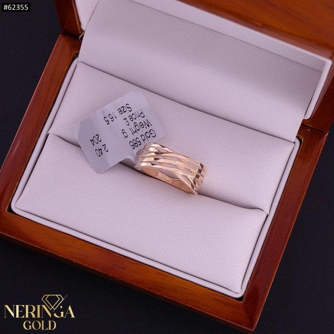 Rose gold women's ring #62355 Rose gold women's ring #62355