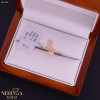 Rose gold women's ring #62360