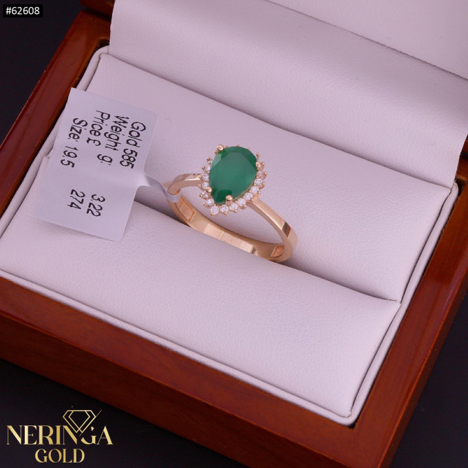 Rose gold women's ring #62608 Rose gold women's ring #62608
