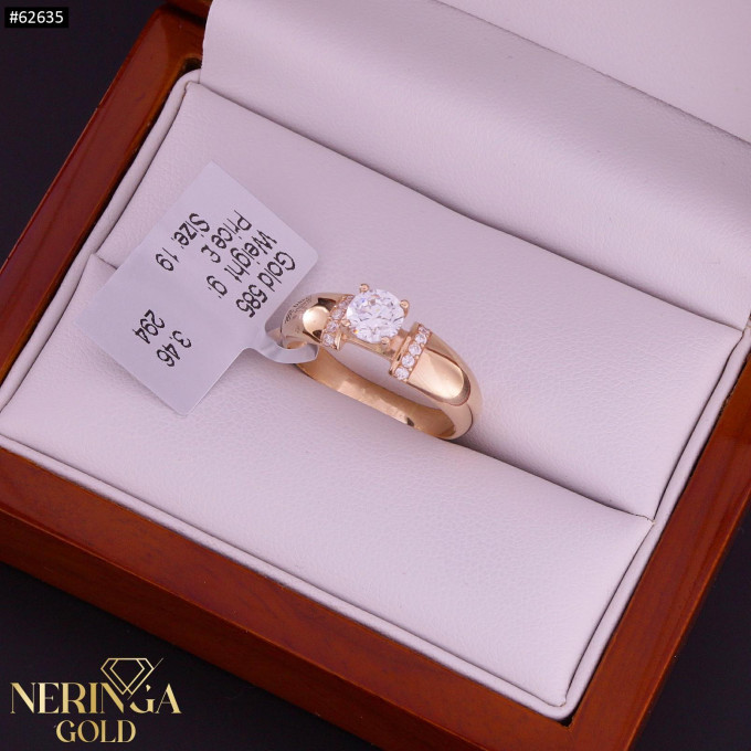 Rose gold women's ring #62635 Rose gold women's ring #62635