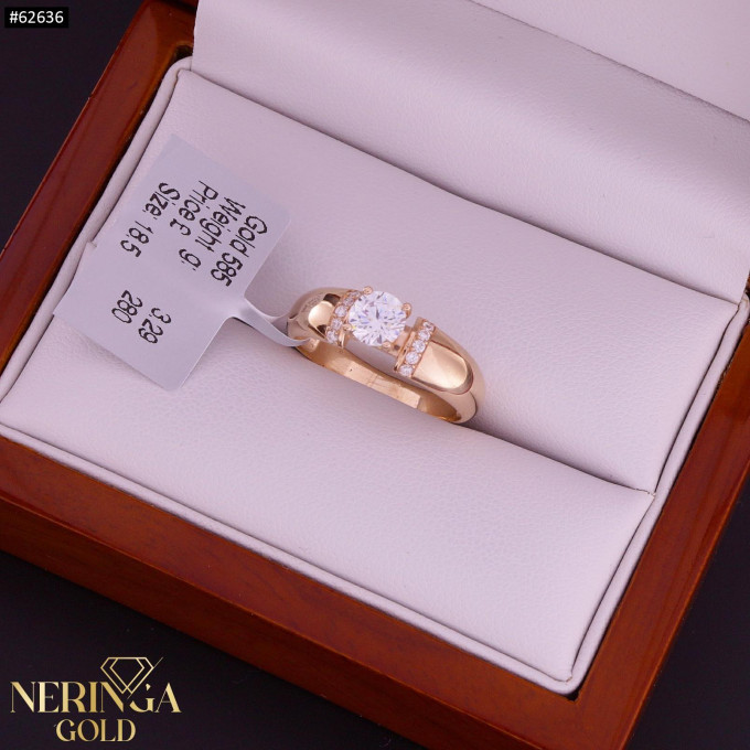 Rose gold women's ring #62636 Rose gold women's ring #62636