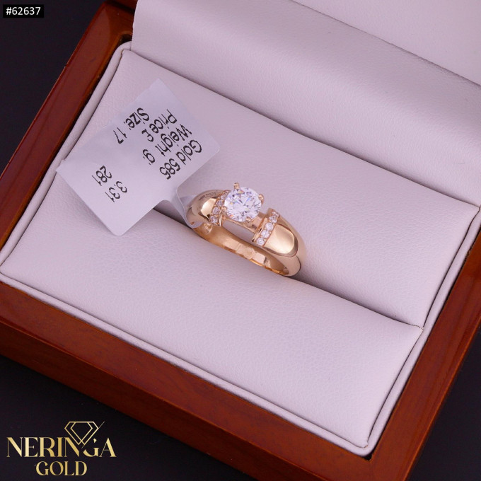 Rose gold women's ring #62637 Rose gold women's ring #62637