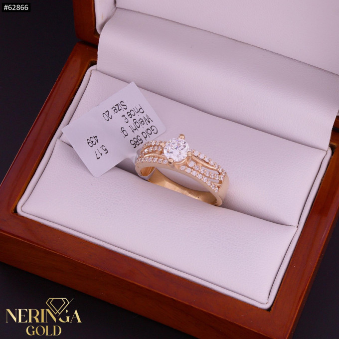 Rose gold women's ring #62866 Rose gold women's ring #62866