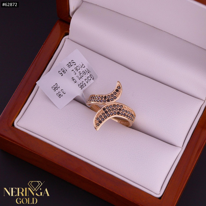 Rose gold women's ring #62872 Rose gold women's ring #62872