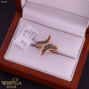 Rose gold women's ring #62879
