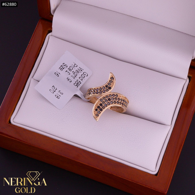 Rose gold women's ring #62880 Rose gold women's ring #62880