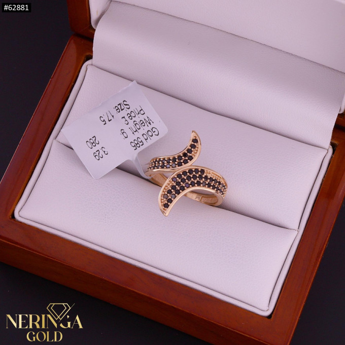 Rose gold women's ring #62881 Rose gold women's ring #62881