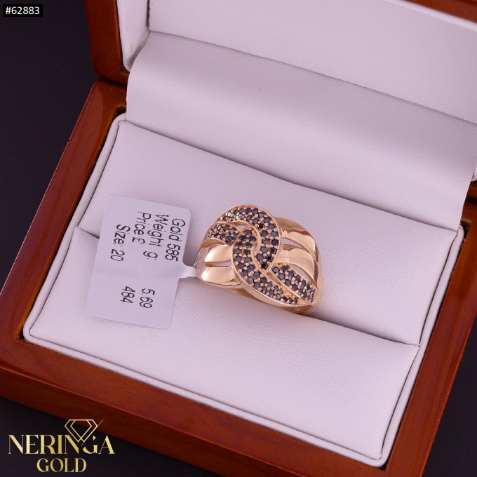 Rose gold women's ring #62883 Rose gold women's ring #62883