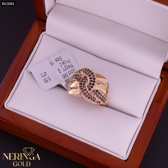 Rose gold women's ring #62884 Rose gold women's ring #62884