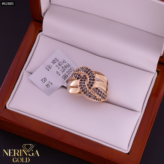 Rose gold women's ring #62885 Rose gold women's ring #62885