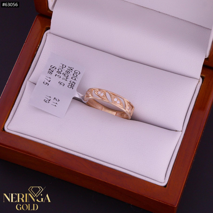 Rose gold women's ring #63056 Rose gold women's ring #63056