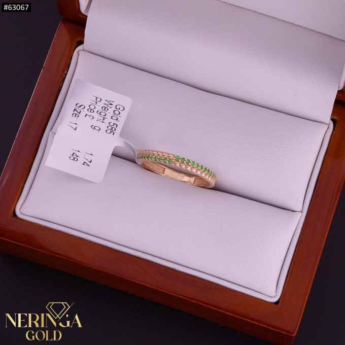 Rose gold women's ring #63067 Rose gold women's ring #63067