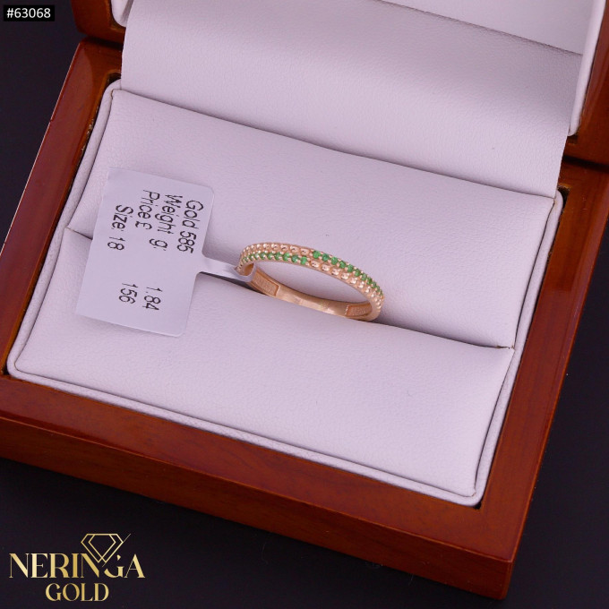Rose gold women's ring #63068 Rose gold women's ring #63068