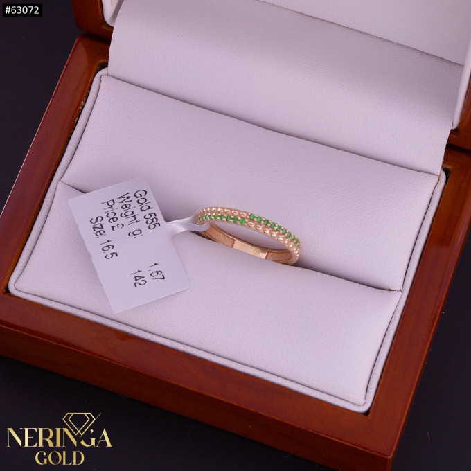 Rose gold women's ring #63072 Rose gold women's ring #63072