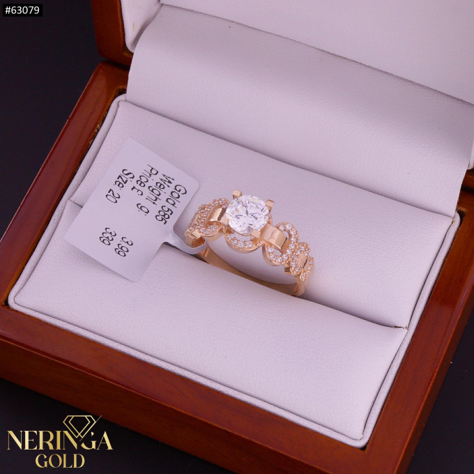 Rose gold women's ring #63079 Rose gold women's ring #63079