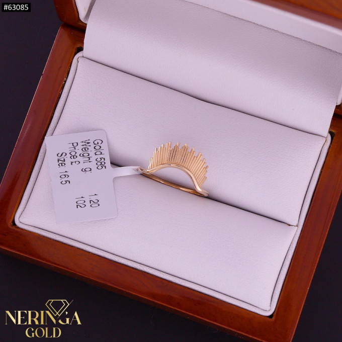 Rose gold women's ring #63085 Rose gold women's ring #63085