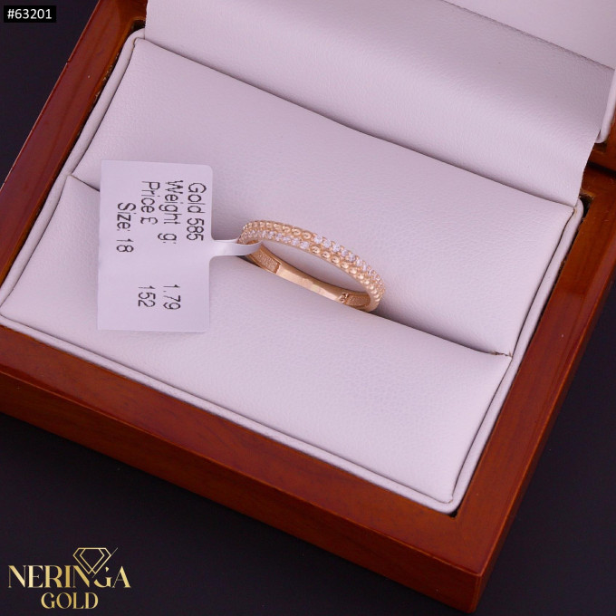 Rose gold women's ring #63201 Rose gold women's ring #63201