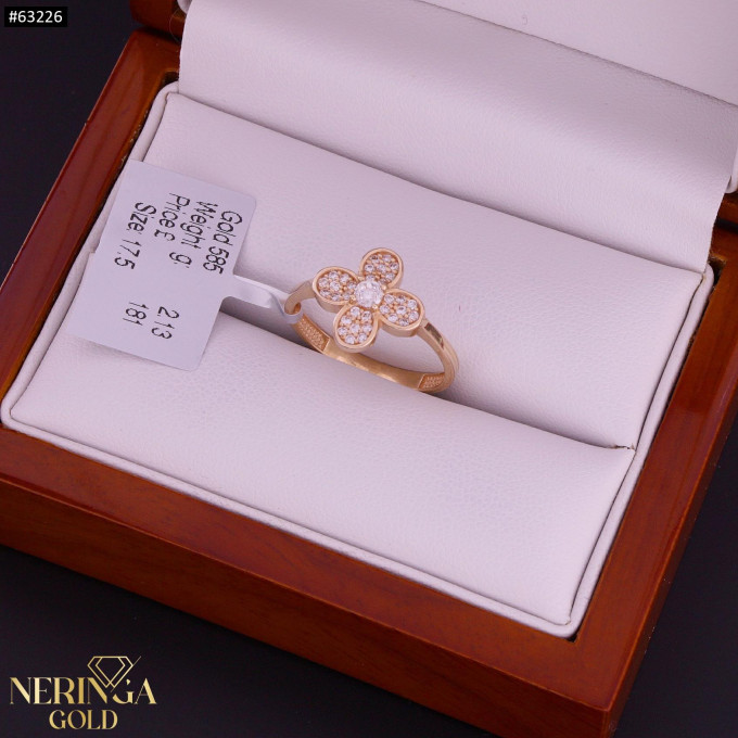 Rose gold women's ring #63226 Rose gold women's ring #63226