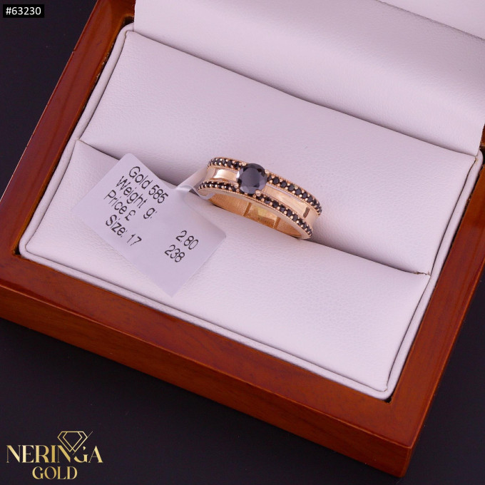 Rose gold women's ring #63230 Rose gold women's ring #63230