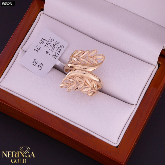 Rose gold women's ring #63231 Rose gold women's ring #63231