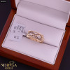 Rose gold women's ring #63316