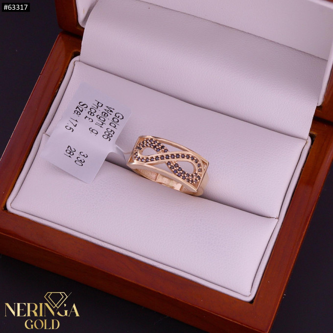 Rose gold women's ring #63317 Rose gold women's ring #63317