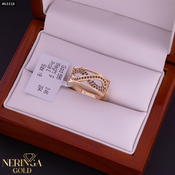 Rose gold women's ring #63318 Rose gold women's ring #63318