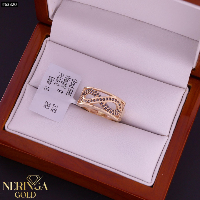Rose gold women's ring #63320 Rose gold women's ring #63320