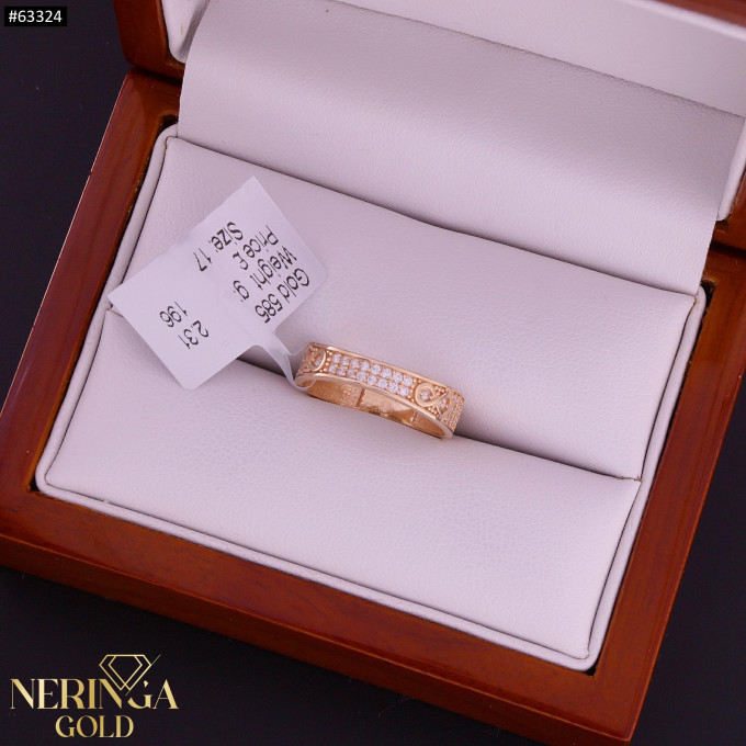 Rose gold women's ring #63324 Rose gold women's ring #63324