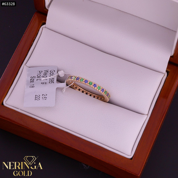 Rose gold women's ring #63328 Rose gold women's ring #63328