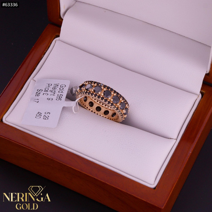 Rose gold women's ring #63336