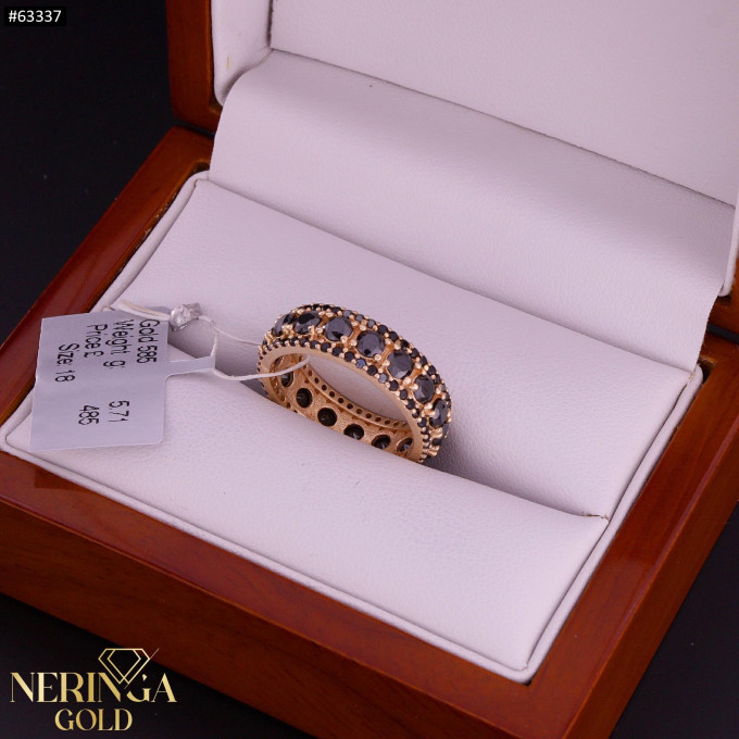 Rose gold women's ring #63337 Rose gold women's ring #63337