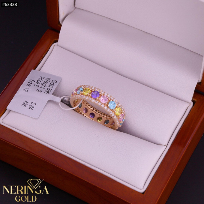 Rose gold women's ring #63338 Rose gold women's ring #63338