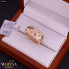 Rose gold women's ring #63341