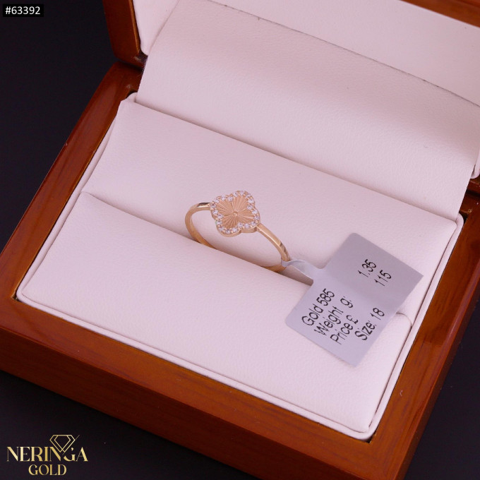 Rose gold women's ring #63392 Rose gold women's ring #63392