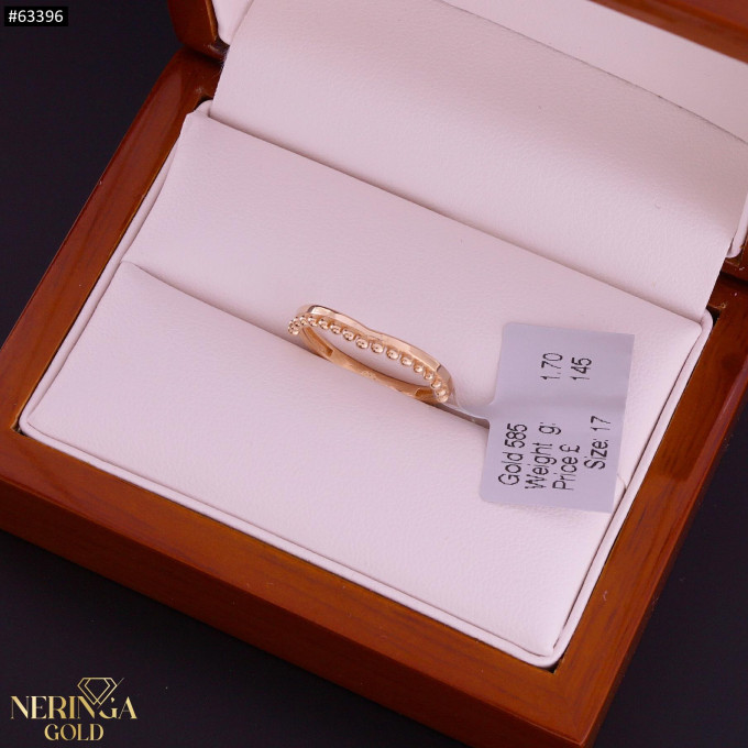Rose gold women's ring #63396 Rose gold women's ring #63396